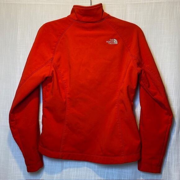 The North Face Full Zip Apex Bionic Coral Soft Shell Jacket Womens Small - Picture 2 of 11